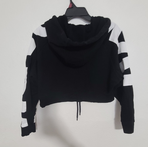 Ivy park cropped hoodie black and white - Picture 7 of 16